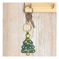 Christmas Tree Soft Rubber Keyring image number 2