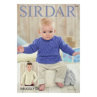 Sirdar Snuggly DK Boys' Sweaters Digital Pattern 4705