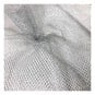 Silver Metallic Net Fabric by the Metre image number 1