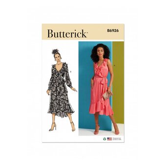 Butterick Women's Dress Sewing Pattern B6926 (P5 12-20)
