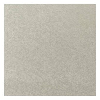 Cream Leatherette Fabric by the Metre