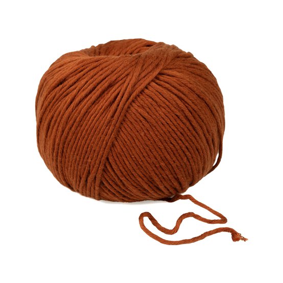 Wool and the Gang Cinnamon Dust Shiny Happy Cotton 100g image number 3