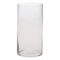 Clear Glass Cylinder Vase 20cm x 10cm image number 1
