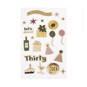 30th Birthday Milestone Stickers image number 1
