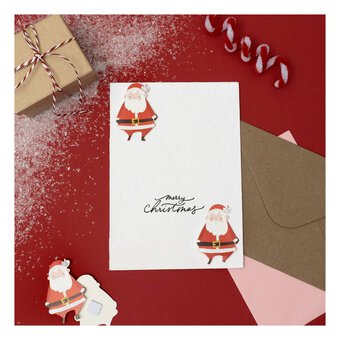 Santa Card Toppers 4 Pack