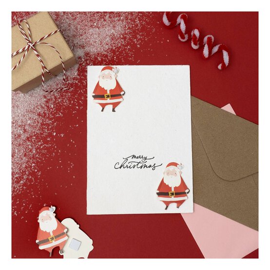 Santa Card Toppers 4 Pack image number 2