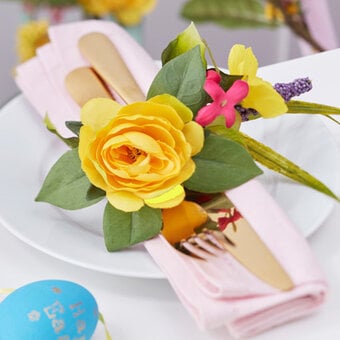 How to Make Floral Napkin Rings