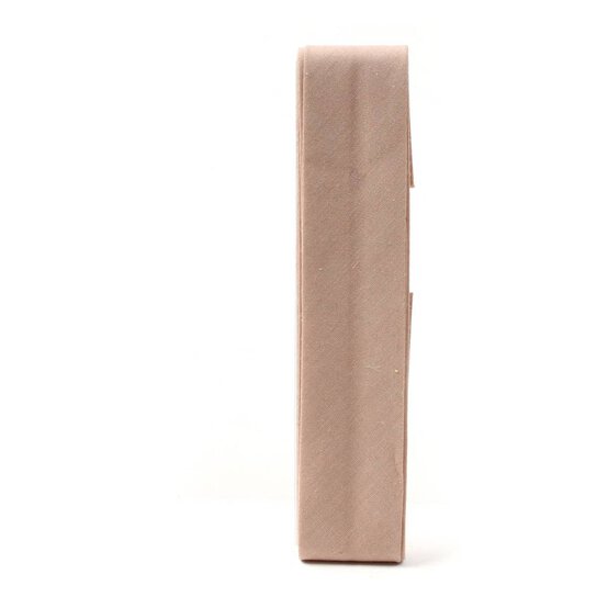 Beige Poly Cotton Bias Binding 25mm x 2.5m image number 2