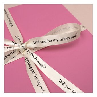 Create & Celebrate Bridesmaid Ribbon 1.5cm x 5m 