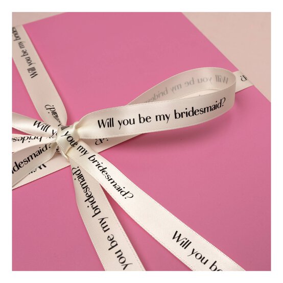 Create & Celebrate Bridesmaid Ribbon 1.5cm x 5m  image number 2