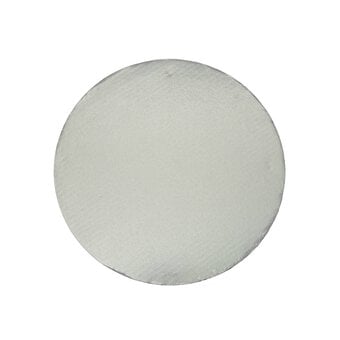 Silver Round Double Thick Card Cake Board 8 Inches