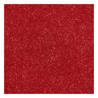 Cricut Joy Red Glitter Smart Iron-On 5.5 x 19 Inches