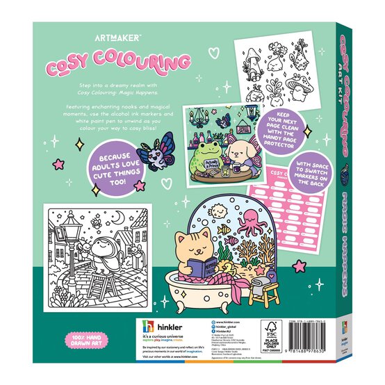 Cosy Colouring: Magic Happens Art Kit image number 4