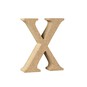 MDF Wooden Letter X 8 cm image number 1