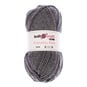 Knitcraft Dark Grey Everyday Aran Yarn 100g image number 1