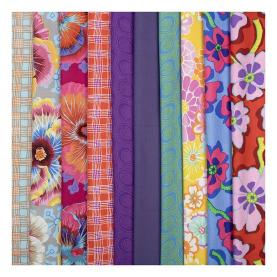Kaffe Fassett Tropical Orange Quilt Kit image number 3