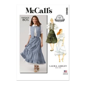 McCall's Women's Top and Skirt  Sewing Pattern M8463 (A 8-16)