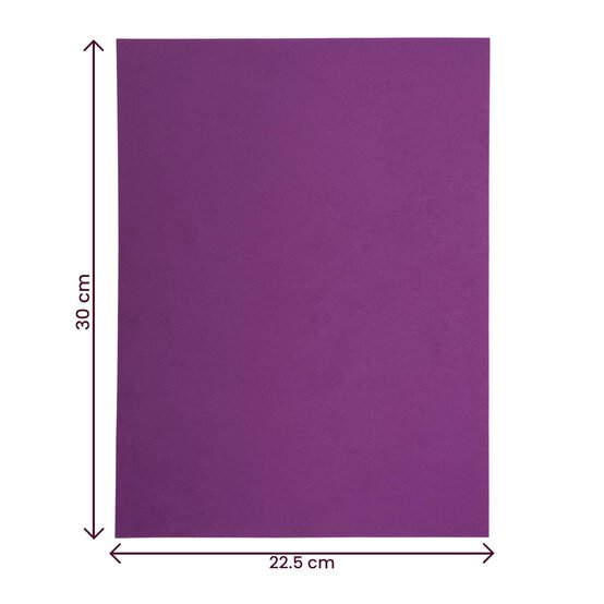 Purple EVA Foam Sheets A4 6 Pack image number 4