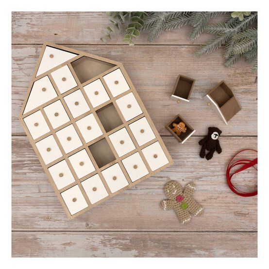 Wooden House Advent Calendar image number 2