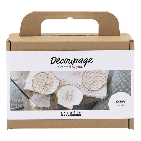 Decoupage Mussel Shell Craft Kit image number 1