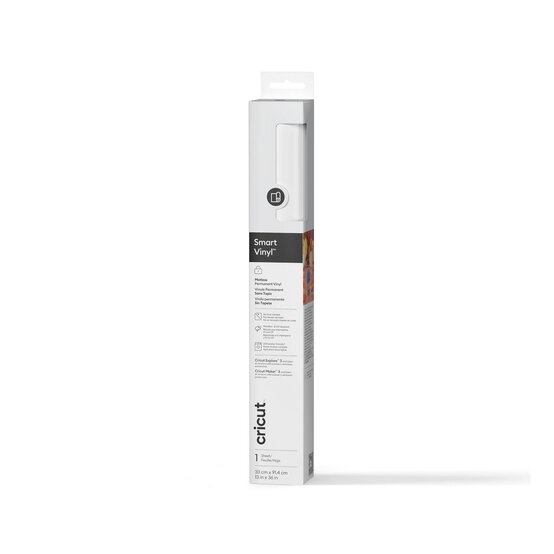 Cricut White Permanent Smart Vinyl 13 x 36 Inches