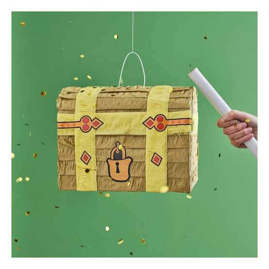 Treasure Chest Party Pinata 30cm image number 2