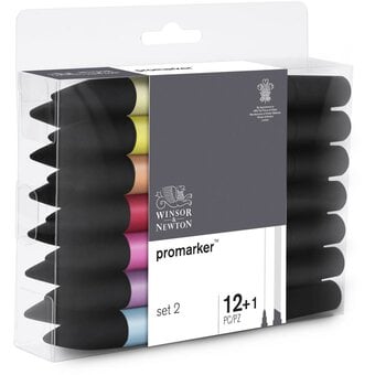 Winsor & Newton Promarkers Set 2 12 Pack image number 4