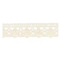 Cream 25mm Cotton Lace Trim by the Metre image number 2