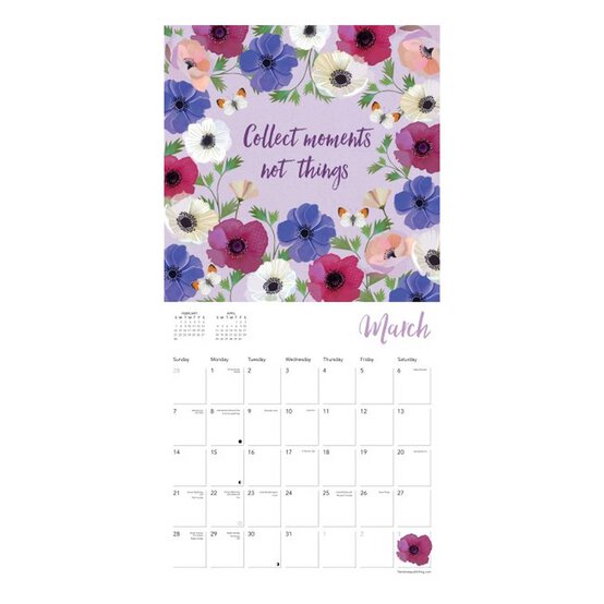 A Year of Lovely Quotes Wall Calendar 2027 image number 2