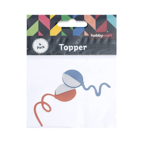 Honeycomb Balloon Card Toppers 4 Pack image number 5