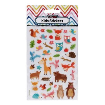Forest Wildlife Puffy Stickers image number 2