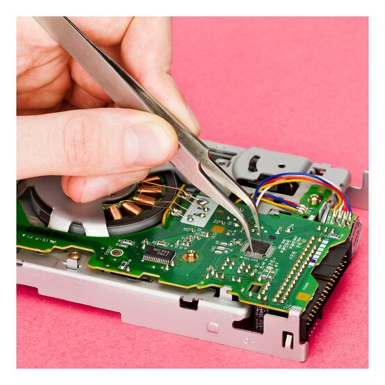 Modelcraft Extra Fine Curved Stainless Steel Tweezers image number 3