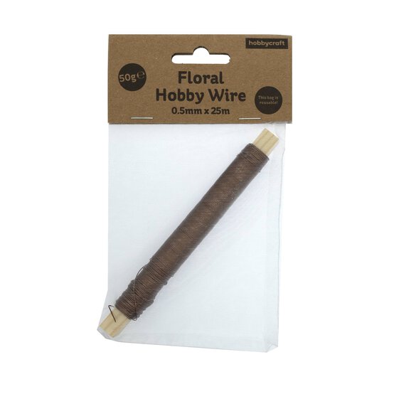 Brown Metallic Wire 0.5mm x 25m image number 4