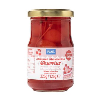 PME Red Stemmed Maraschino Cherries 225g