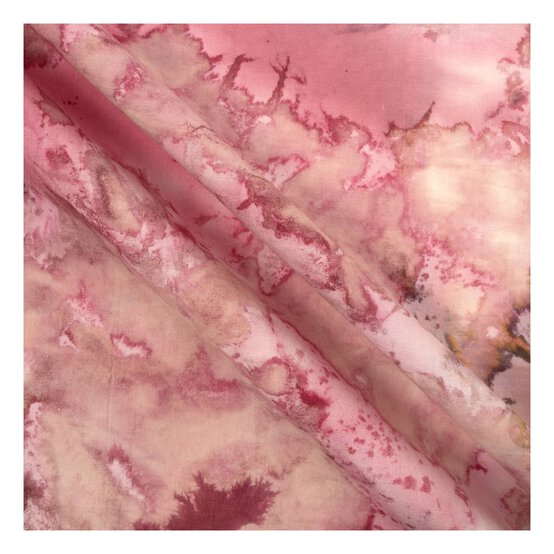 Pink Batik Cotton Fat Quarters 4 Pack image number 4