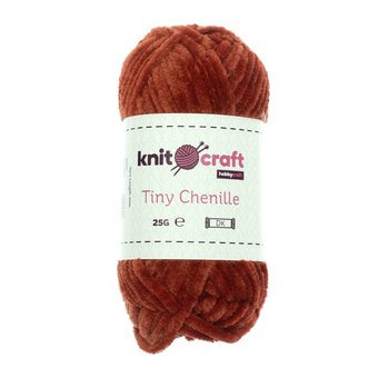Knitcraft Rust Tiny Chenille DK Yarn 25g