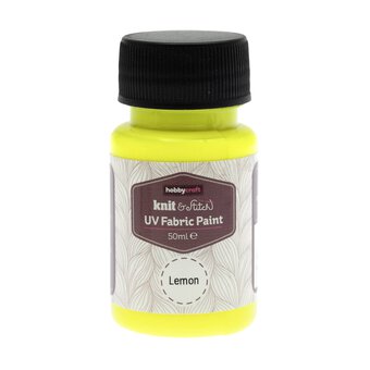 Lemon Midnight Shine UV Blacklight Paint 50ml