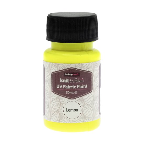 Lemon Midnight Shine UV Blacklight Paint 50ml image number 1