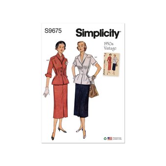 Simplicity Women's Skirt and Jacket Sewing Pattern S9675 (U5 16-24)