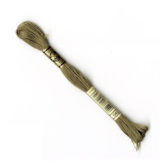 DMC Grey Mouline Special 25 Cotton Thread 8m (640) image number 1