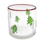 Christmas Tree Glass Tealight Holder 10cm image number 3