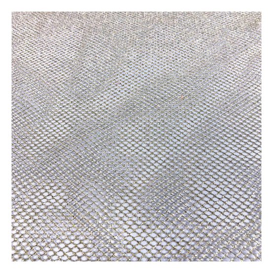 Gold Metallic Net Fabric by the Metre image number 2