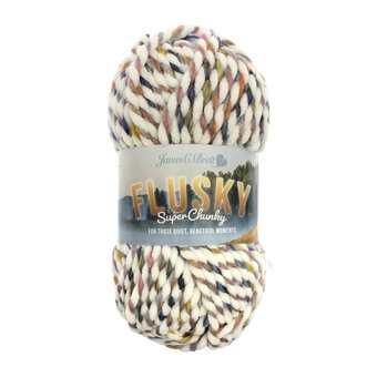 James C Brett Rare Lichen Flusky Super Chunky 100g 