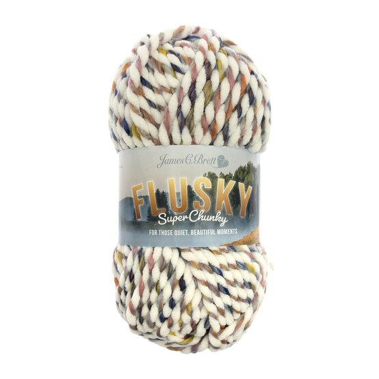 James C Brett Rare Lichen Flusky Super Chunky 100g  image number 1