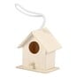 Mini Wooden Bird House 6cm image number 1