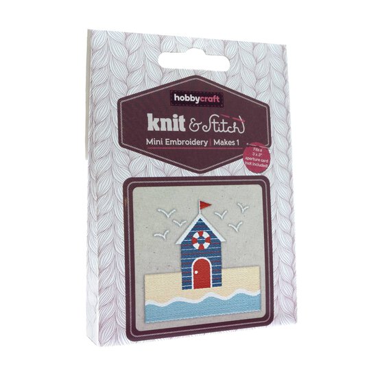 Mini Beach Hut Embroidery Kit image number 1