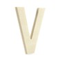 Small Wooden Letter V 6.5cm image number 1