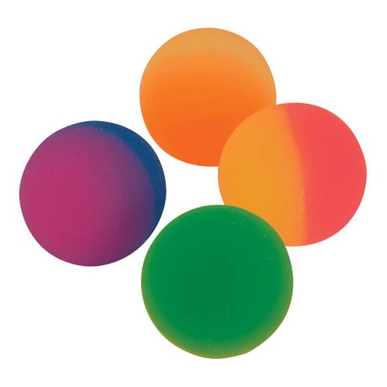 Two Tone Bounce Balls 8 Pack image number 1