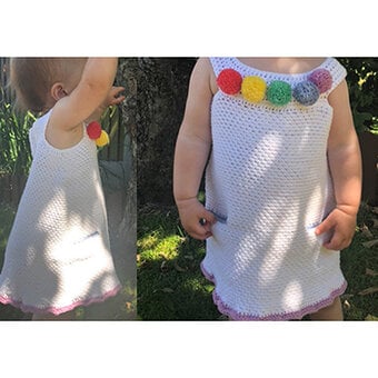 How to Crochet a Prism Pom Pom Dress