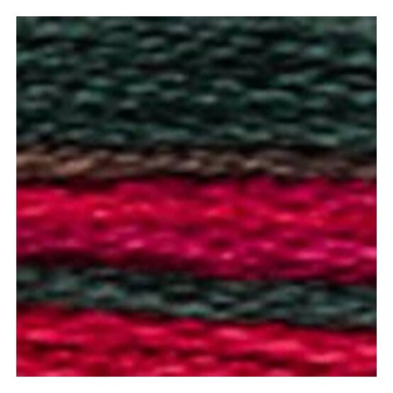 DMC Red and Green Coloris Mouline Cotton Thread 8m (4519) image number 2